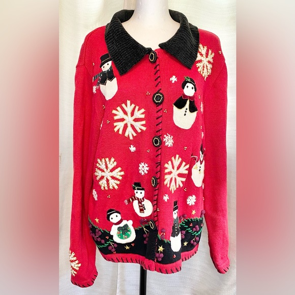 Designers Originals Studio Vintage Christmas Sweater - Picture 1 of 13